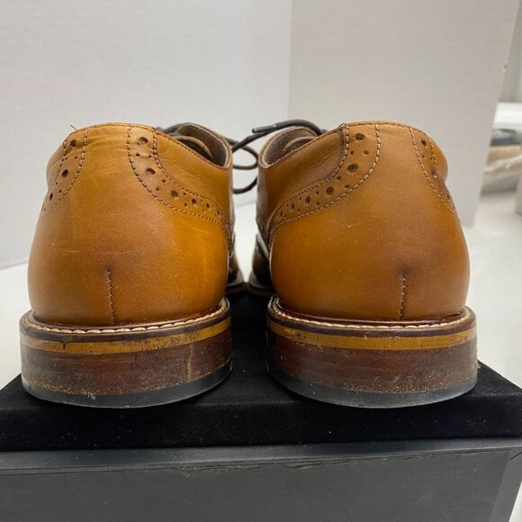 JOSEPH ABBOUD Wingtip Oxford Brogue Tan Leather Size 11 main image 8